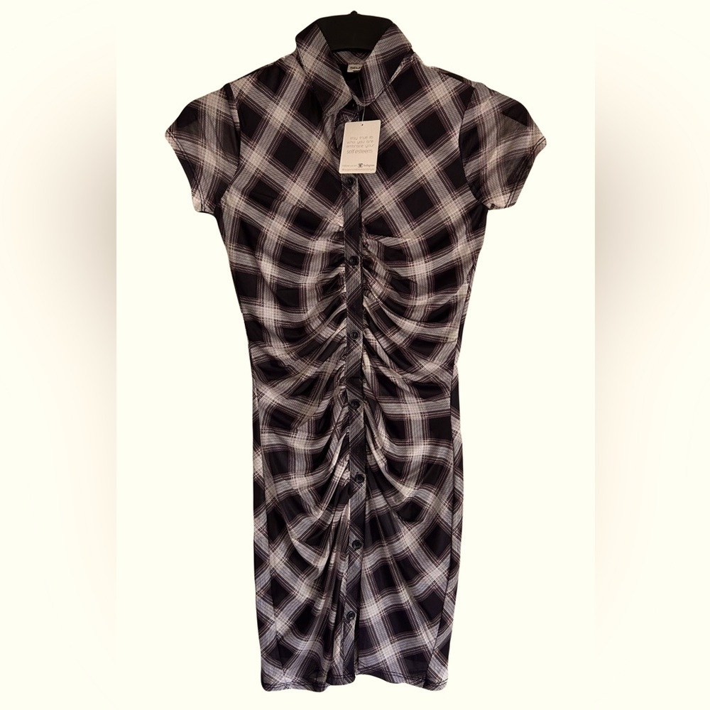 SELFIE Women’s sheer/lined dress. Size XS.